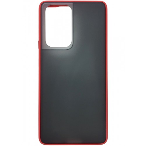 Samsung Galaxy S21 Ultra Smoke Transparent Twotone Red